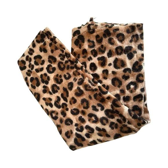 Zara Leopard Print Fringed Scarf - Picture 2 of 7
